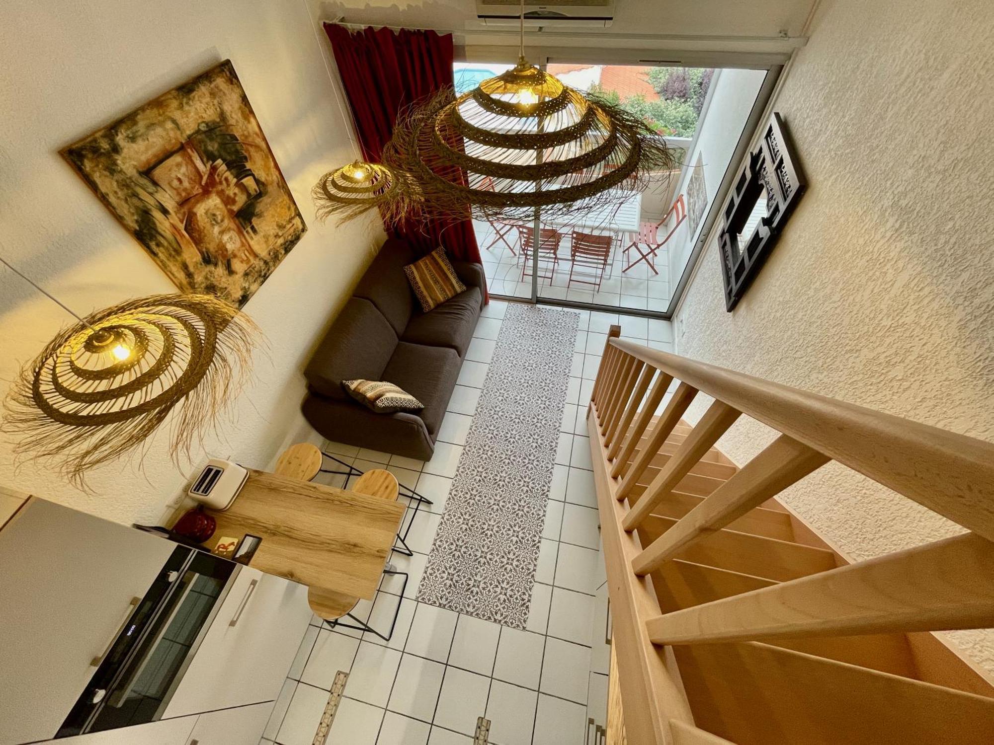 Apartament Golfes Clairs - Duplex Climatise - Wifi Argelès-sur-Mer Zewnętrze zdjęcie