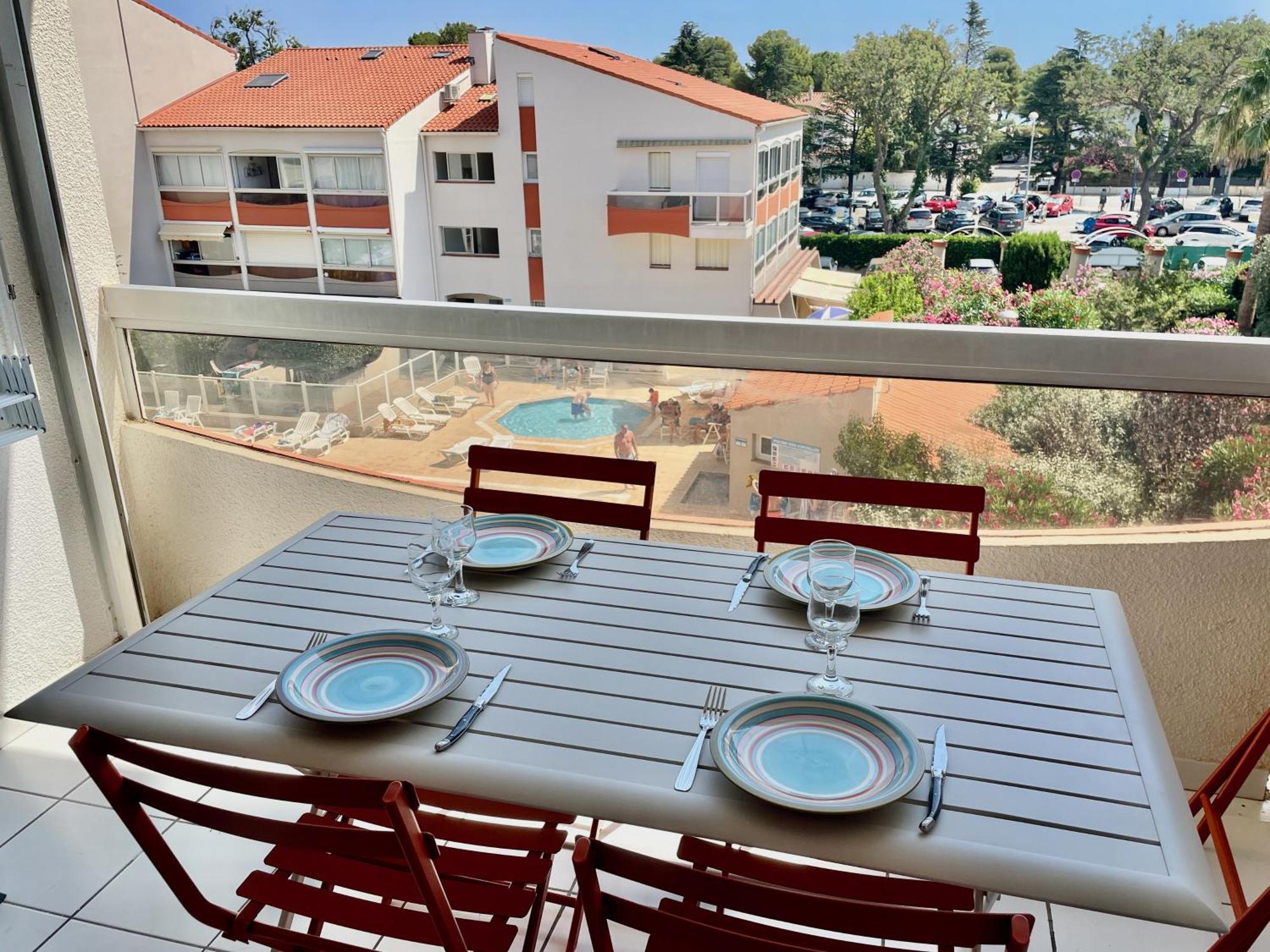 Apartament Golfes Clairs - Duplex Climatise - Wifi Argelès-sur-Mer Zewnętrze zdjęcie